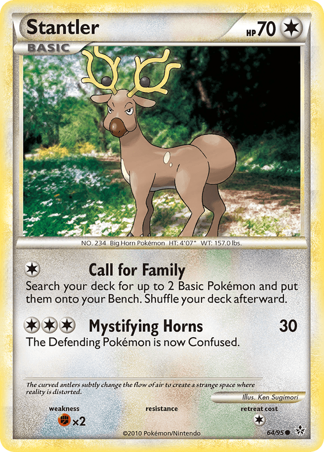 Carta Stantler 64/95 do set HS—Unleashed — Pokémon TCG | Bynx