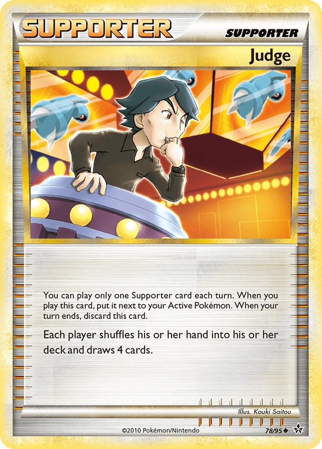 Carta Judge 78/95 do set HS—Unleashed — Pokémon TCG | Bynx