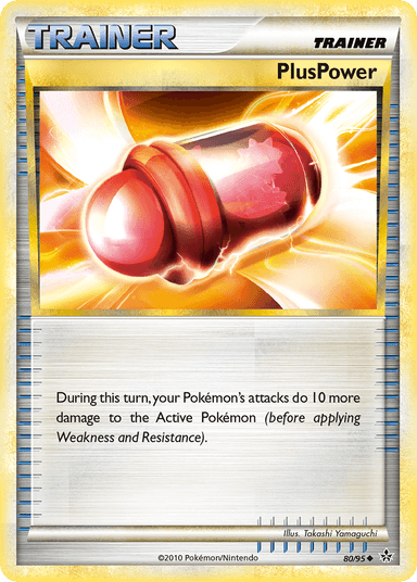 Carta PlusPower 80/95 do set HS—Unleashed — Pokémon TCG | Bynx