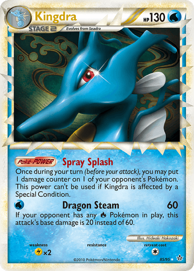 Carta Kingdra 85/95 do set HS—Unleashed — Pokémon TCG | Bynx