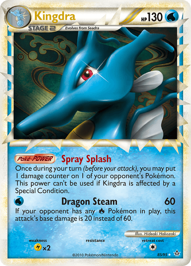 Carta Kingdra 85/95 do set HS—Unleashed — Pokémon TCG | Bynx