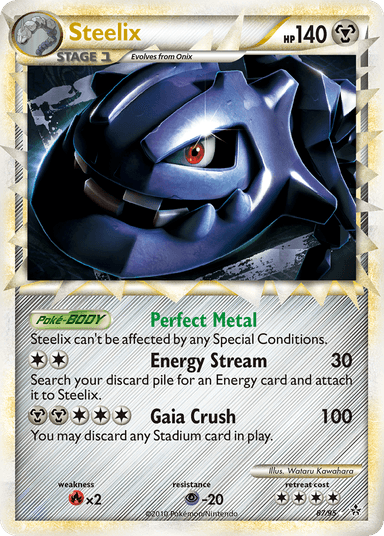 Carta Steelix 87/95 do set HS—Unleashed — Pokémon TCG | Bynx