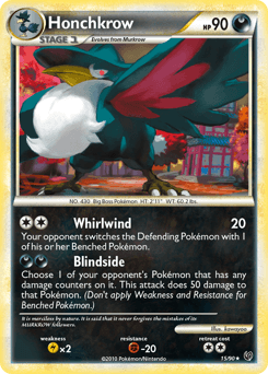 Honchkrow 15/90 — Destemido