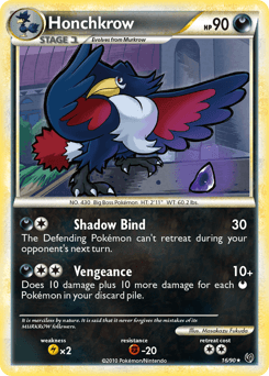 Honchkrow 16/90 — Destemido