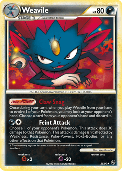 Weavile 25/90 — Destemido