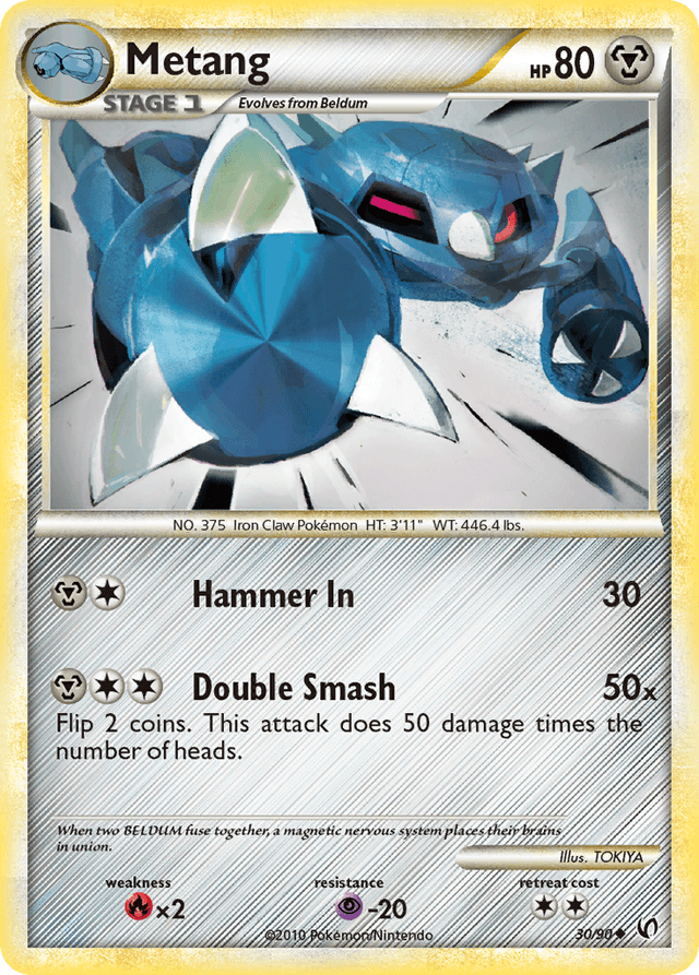 Carta Metang 30/90 do set HS—Undaunted — Pokémon TCG | Bynx