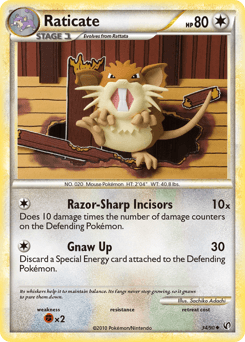 Raticate 34/90 — Destemido