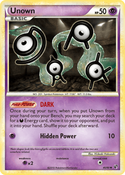 Unown 40 — HS—Undaunted