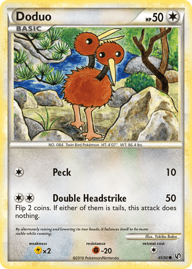 Carta Doduo 45/90 do set HS—Undaunted — Pokémon TCG | Bynx