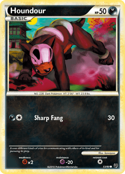 Houndour 53/90 — Destemido