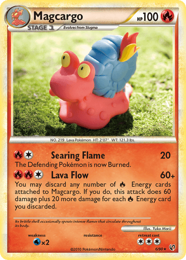 Carta Magcargo 6/90 do set HS—Undaunted — Pokémon TCG | Bynx
