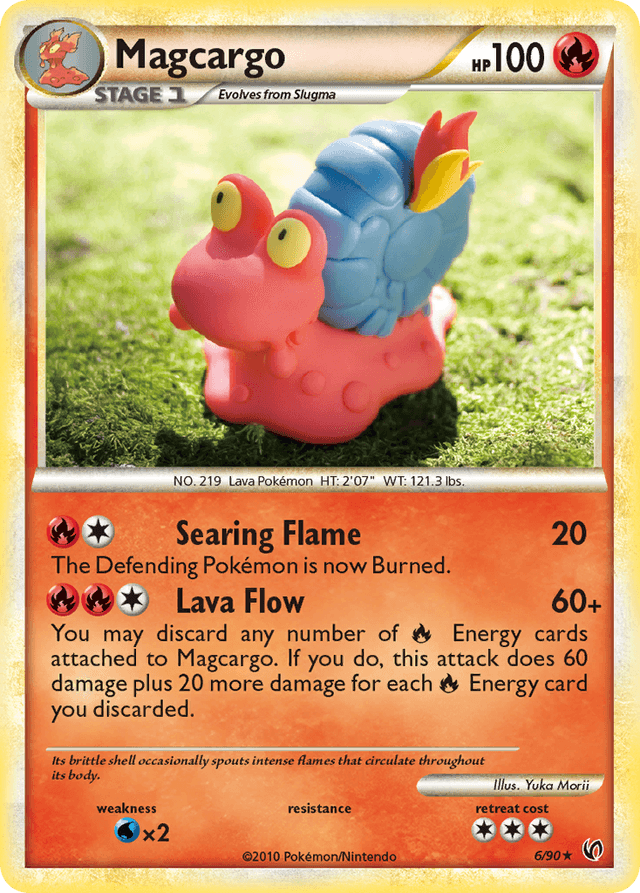 Carta Magcargo 6/90 do set HS—Undaunted — Pokémon TCG | Bynx