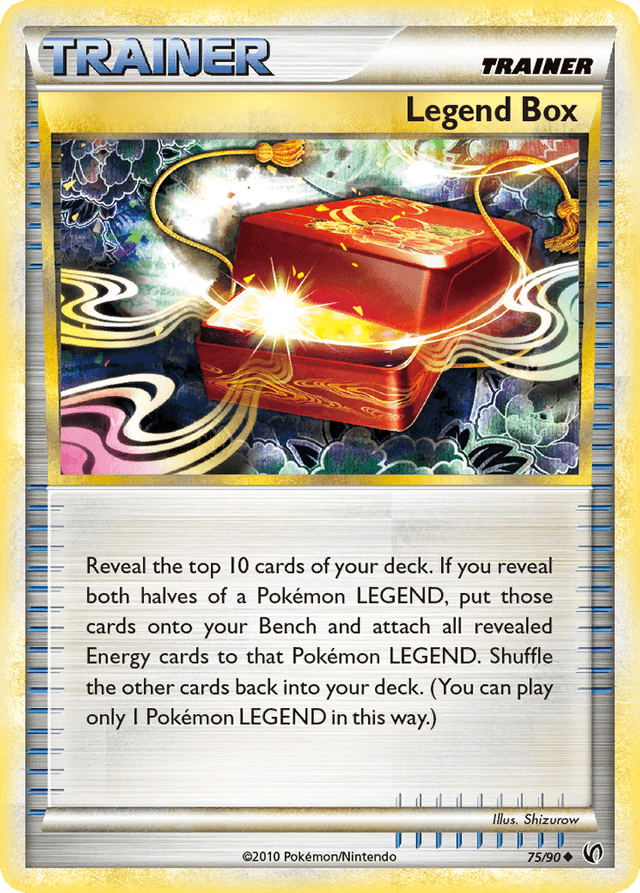 Carta Legend Box 75/90 do set HS—Undaunted — Pokémon TCG | Bynx