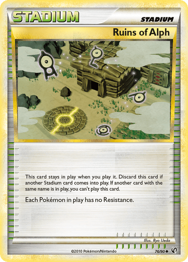 Carta Ruins of Alph 76/90 do set HS—Undaunted — Pokémon TCG | Bynx