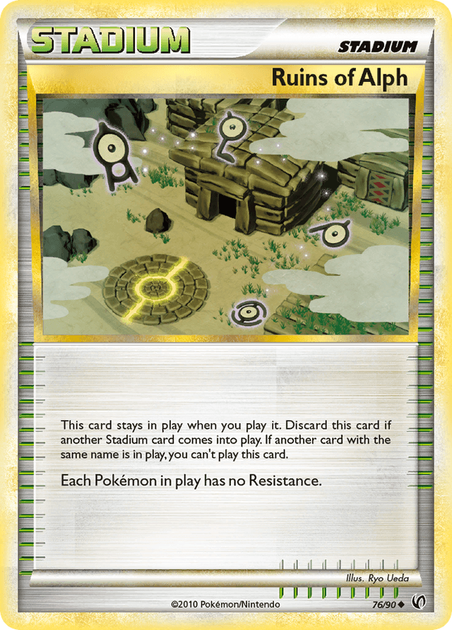Carta Ruins of Alph 76/90 do set HS—Undaunted — Pokémon TCG | Bynx