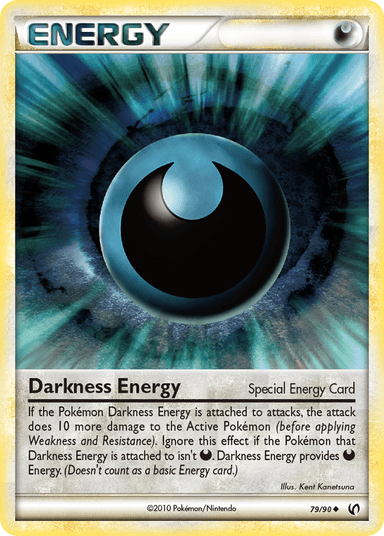Carta Darkness Energy 79/90 do set HS—Undaunted — Pokémon TCG | Bynx
