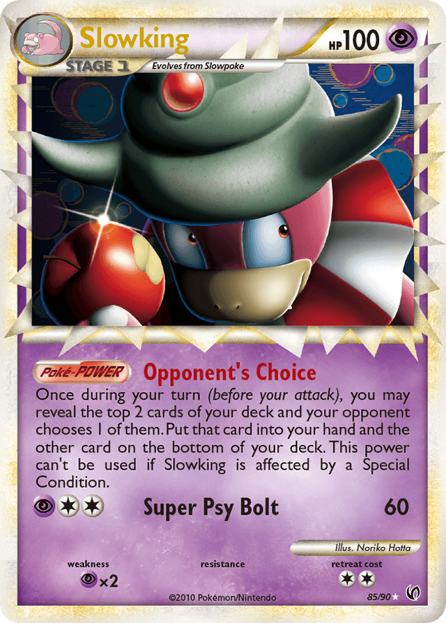 Carta Slowking 85/90 do set HS—Undaunted — Pokémon TCG | Bynx