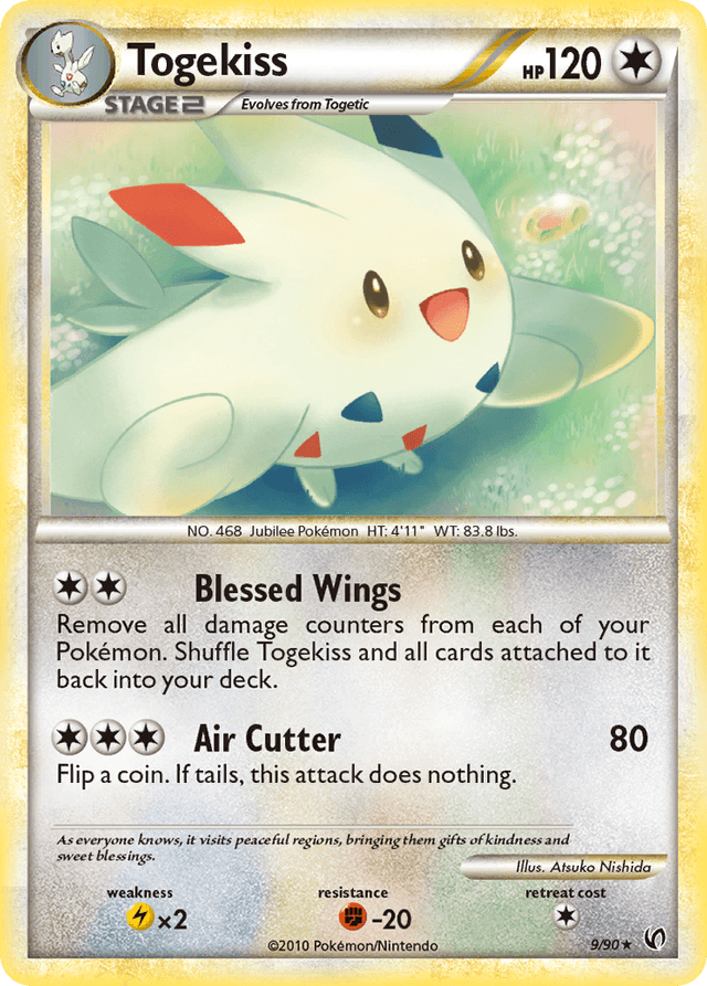 Carta Togekiss 9/90 do set HS—Undaunted — Pokémon TCG | Bynx