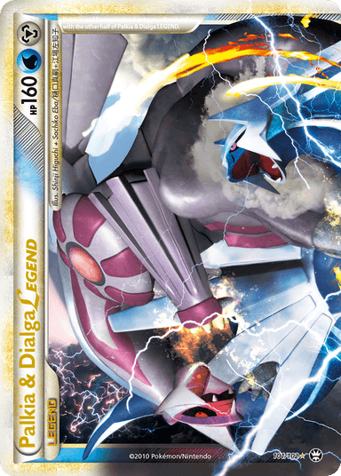 Carta Palkia & Dialga LEGEND 101/102 do set HS—Triumphant — Pokémon TCG | Bynx