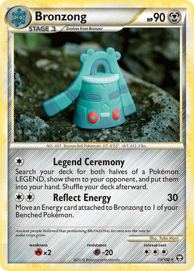 Carta Bronzong 15/102 do set HS—Triumphant — Pokémon TCG | Bynx