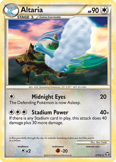 Carta Altaria 2/102 do set HS—Triumphant — Pokémon TCG | Bynx