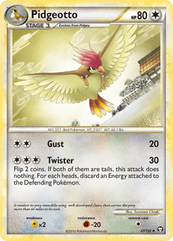 Pidgeotto 47/102 — Triunfante
