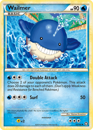 Carta Wailmer 52/102 do set HS—Triumphant — Pokémon TCG | Bynx