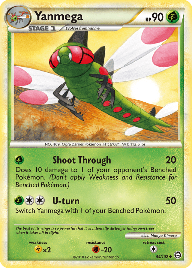 Carta Yanmega 54/102 do set HS—Triumphant — Pokémon TCG | Bynx