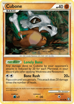 Cubone 60/102 — Triunfante