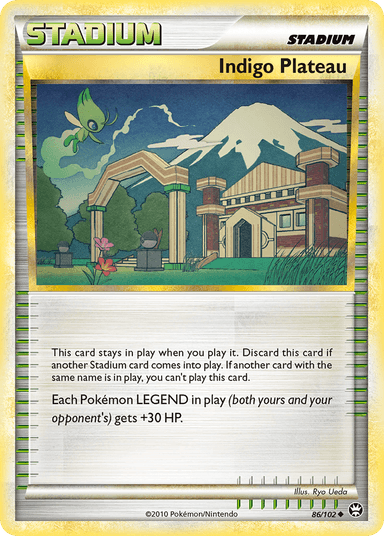 Carta Indigo Plateau 86/102 do set HS—Triumphant — Pokémon TCG | Bynx