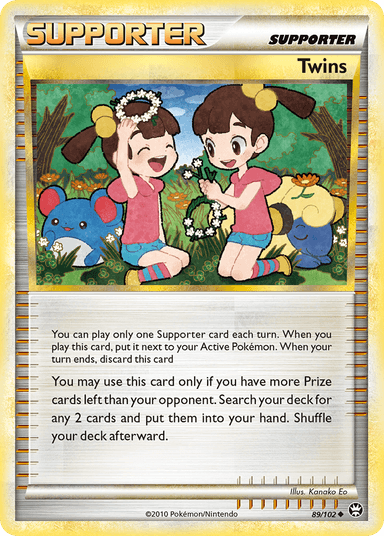 Carta Twins 89/102 do set HS—Triumphant — Pokémon TCG | Bynx