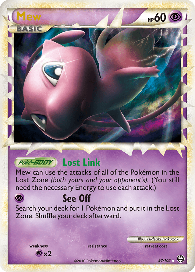 Carta Mew 97/102 do set HS—Triumphant — Pokémon TCG | Bynx