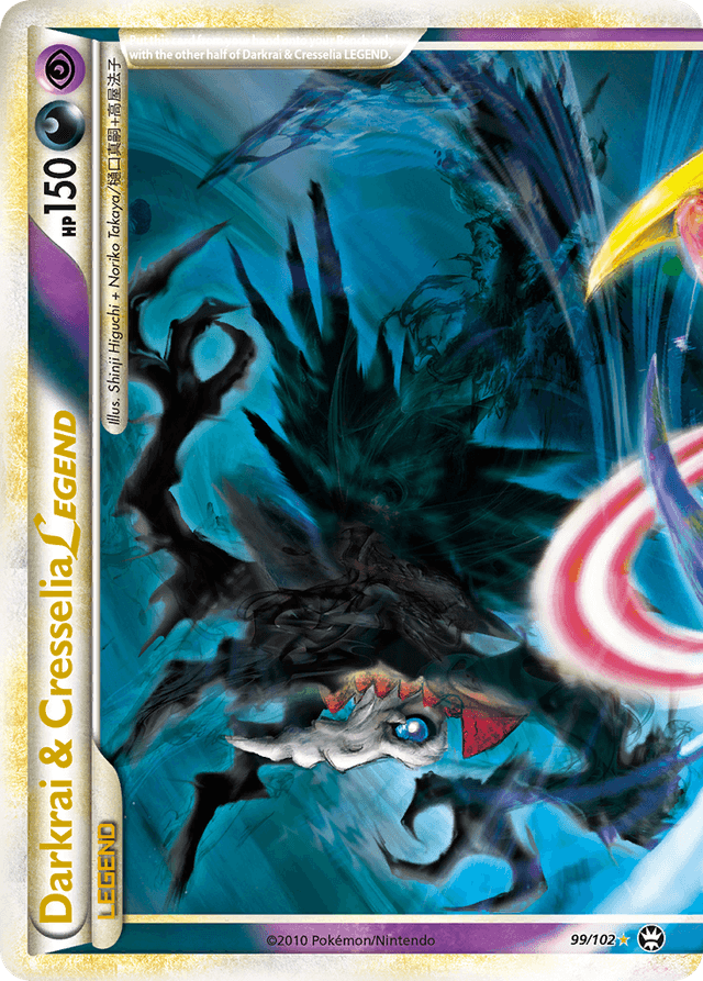 Carta Darkrai & Cresselia LEGEND 99/102 do set HS—Triumphant — Pokémon TCG | Bynx