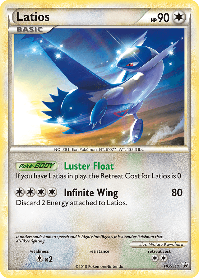 Carta Latios HGSS11/25 do set HGSS Black Star Promos — Pokémon TCG | Bynx