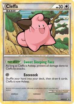Cleffa HGSS12 — HGSS Black Star Promos