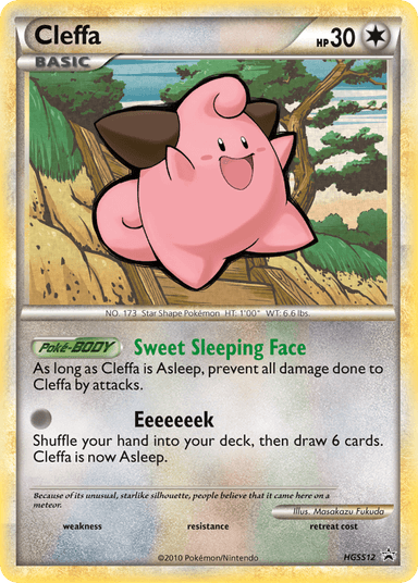 Carta Cleffa HGSS12/25 do set HGSS Black Star Promos — Pokémon TCG | Bynx