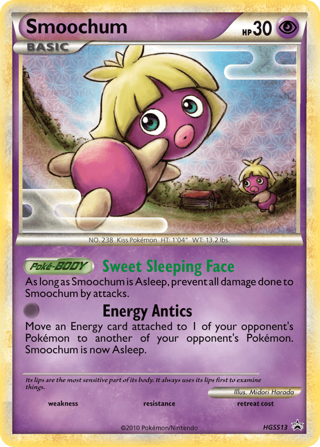 Carta Smoochum HGSS13/25 do set HGSS Black Star Promos — Pokémon TCG | Bynx
