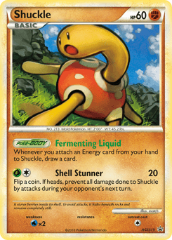 Carta Shuckle HGSS15 do set HGSS Black Star Promos — Pokémon TCG | Bynx