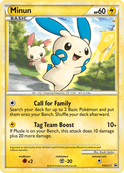 Minun HGSS17 — HGSS Black Star Promos