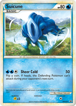 Suicune HGSS21 — HGSS Black Star Promos
