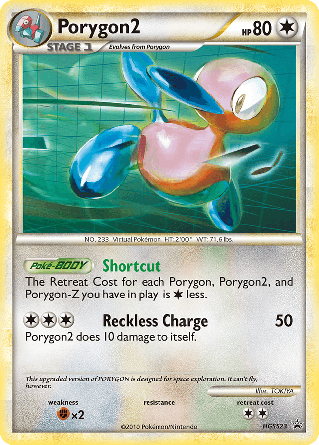 Carta Porygon2 HGSS23/25 do set HGSS Black Star Promos — Pokémon TCG | Bynx