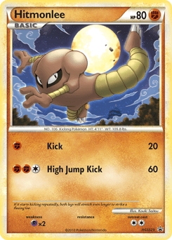 Hitmonlee HGSS25 — HGSS Black Star Promos
