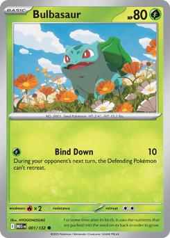 Bulbasaur 1/132 — Megaevolução