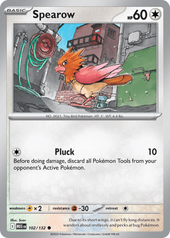 Spearow 102/132 — Megaevolução