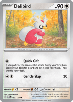 Delibird 105/132 — Megaevolução