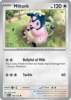 Miltank 106/132 — Megaevolução