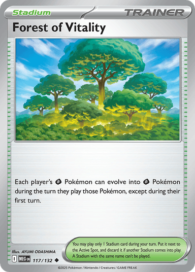 Carta Forest of Vitality 117/132 do set Mega Evolution — Pokémon TCG | Bynx