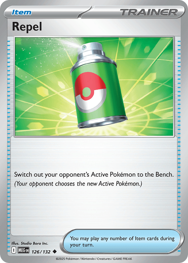Carta Repel 126/132 do set Mega Evolution — Pokémon TCG | Bynx