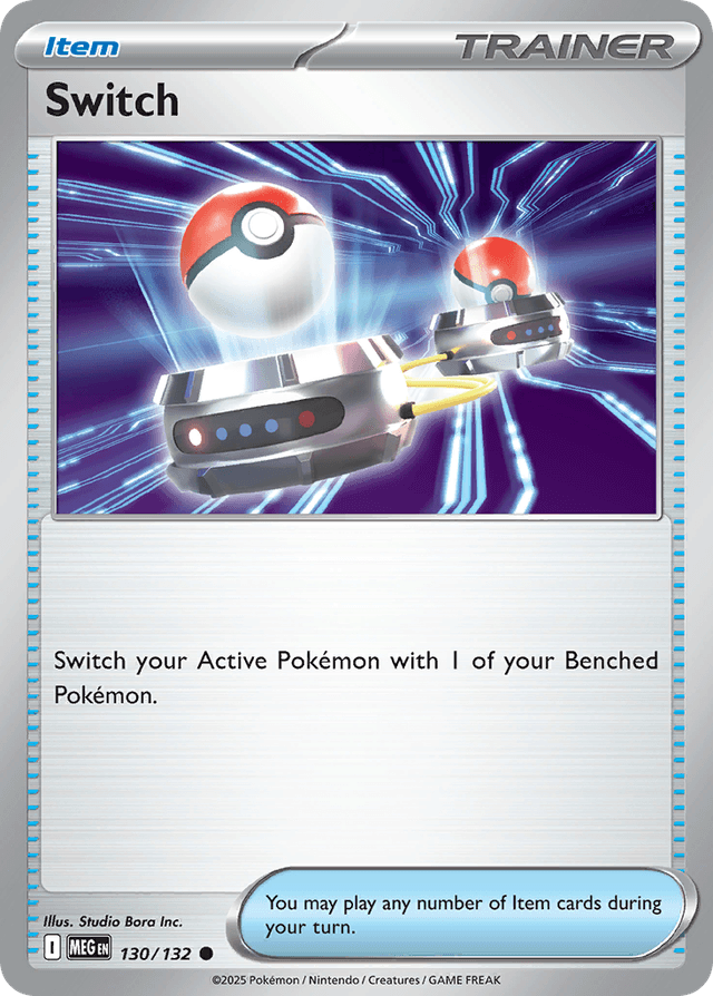 Carta Switch 130/132 do set Mega Evolution — Pokémon TCG | Bynx