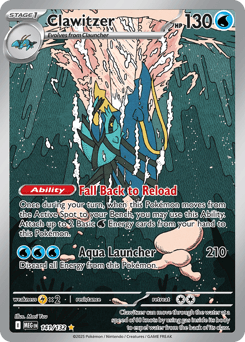 Clawitzer 141/132 — Megaevolução